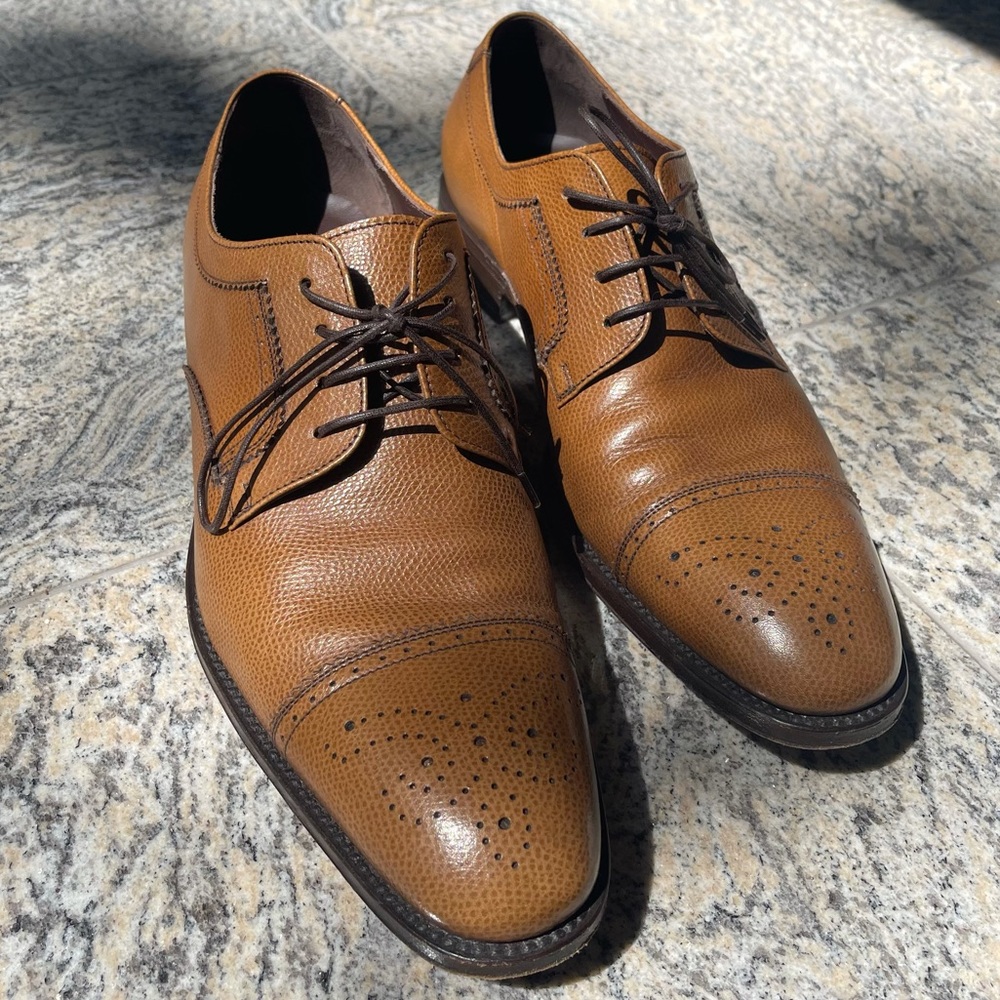 Salvatore Ferragamo Men's Riley Oxford Shoes Sz8,5
